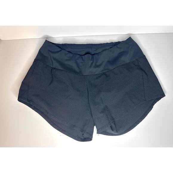 OISELLE ROGA SHORTS, 4" Inseam, Size 4, Solid Black, lined running jogging - Picture 1 of 6